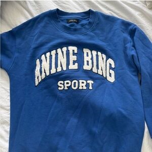 Anine Bing Blue Sweatshirt